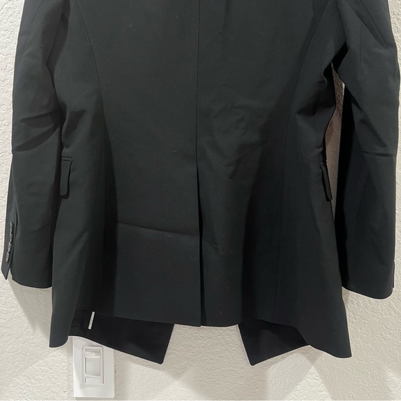 Theory Etiennette Blazer Black Wool Size 10 - Picture 14 of 16
